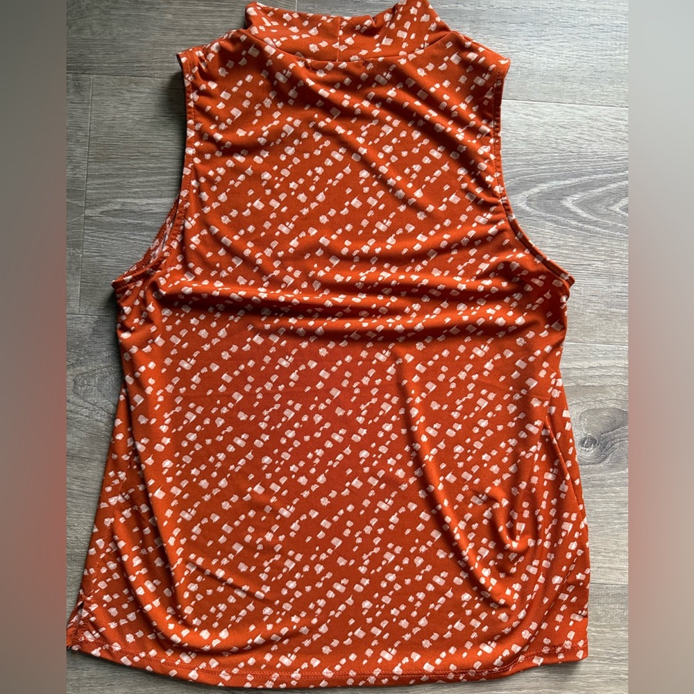 Beacon Rust Patterned Tank Top - Picture 3 of 4